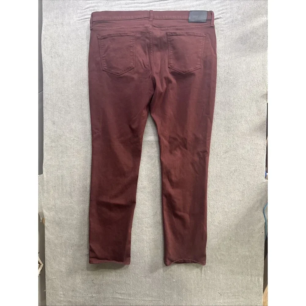 Paige Jeans Mens 40x32 Rustic Wine Red‎ Federal Classic America Denim - Picture 8 of 9